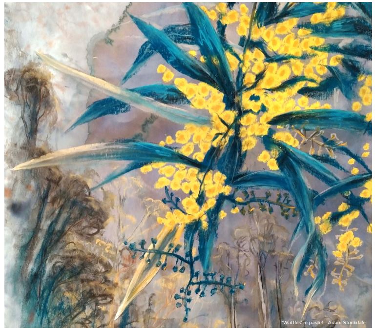 pastel wildflowers by Adam Stockdale