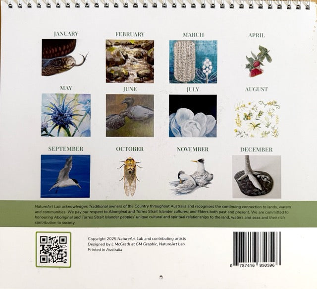 2026 Natural History Art Calendar on Promotion