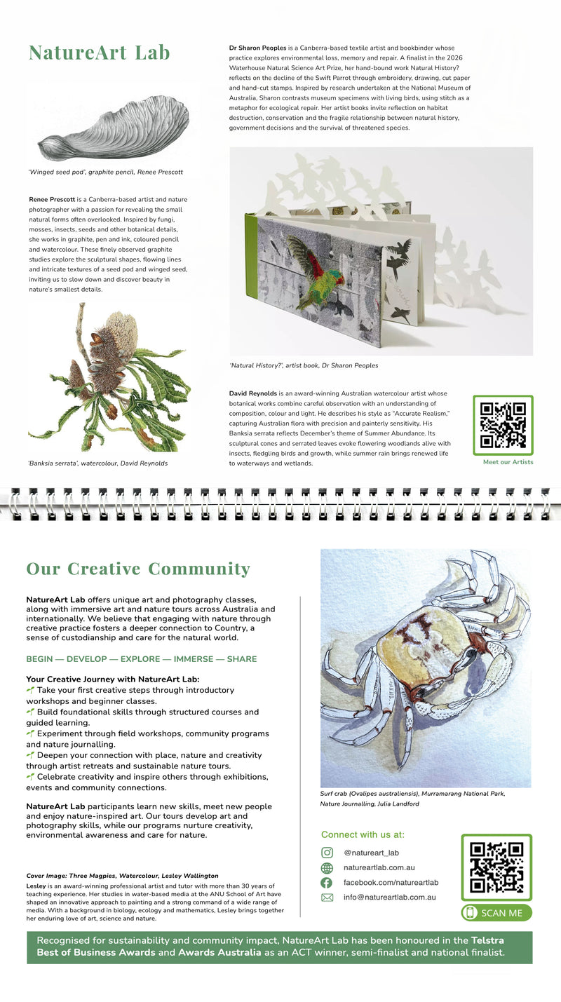 2027 Natural History Art Calendar