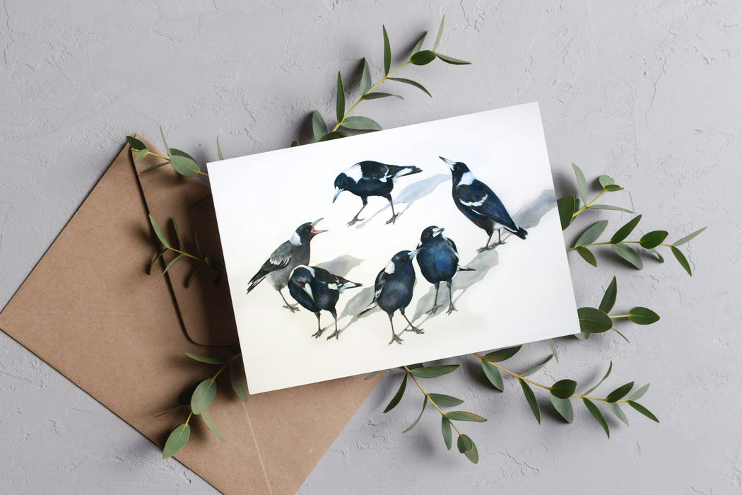 Family Circle - Australian Art Greeting Card