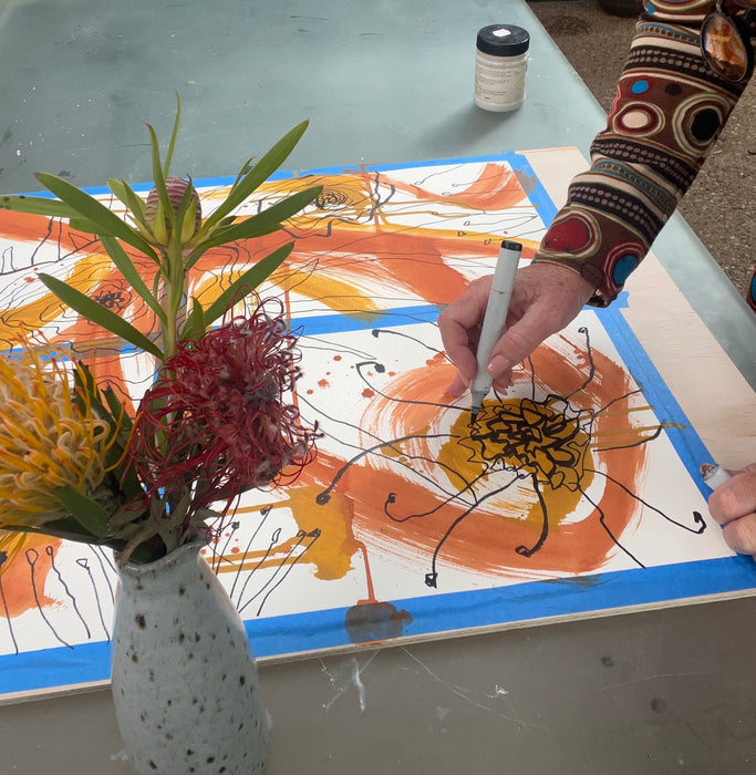 Floral Dreamlines – Abstracting Native Flowers with Caroline Reid (NEW)