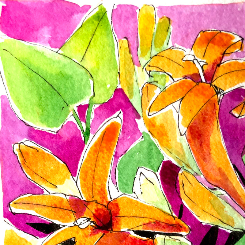 Pretty In Ink: Flowers in Pen and Ink with Jessica Riese
