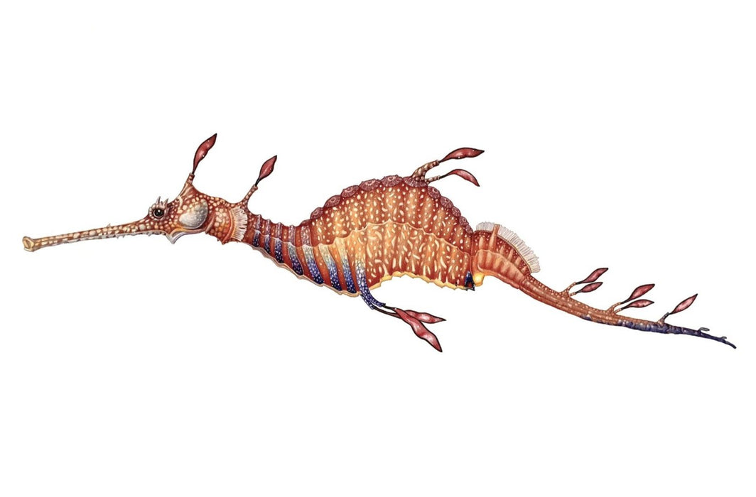 Weedy Seadragon - Australian Art Greeting Card