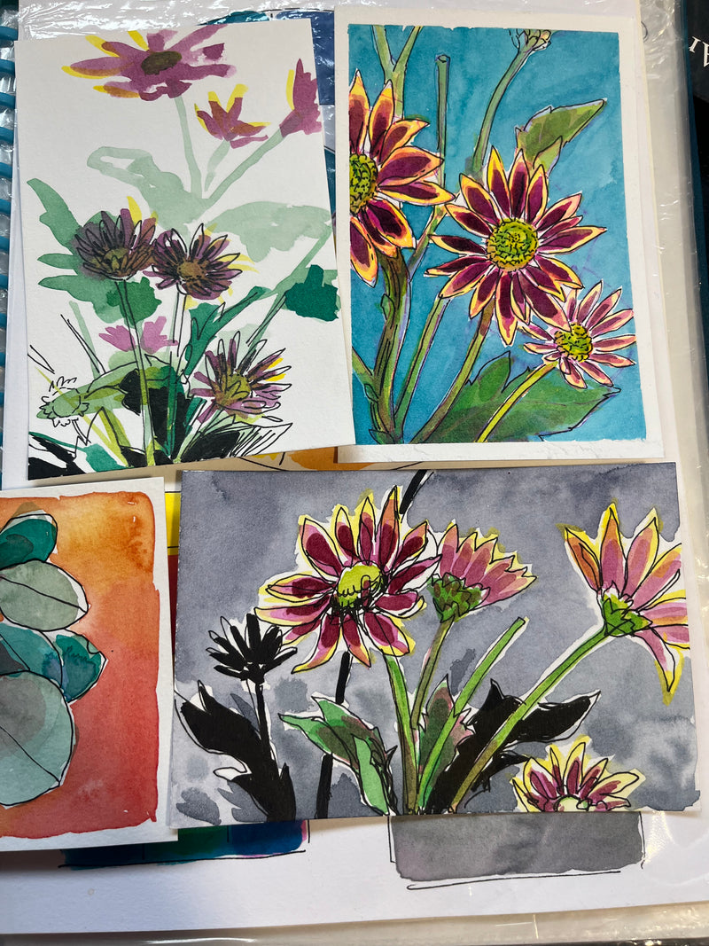 Pretty In Ink: Flowers in Pen and Ink with Jessica Riese