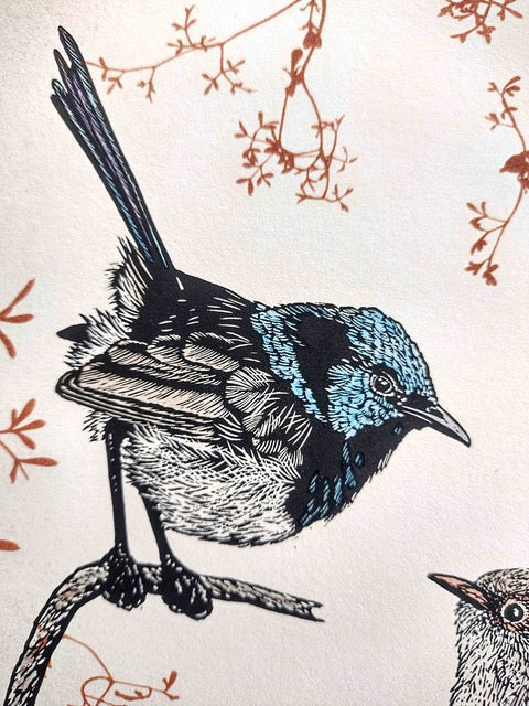 Birds in detail – a linocut printmaking weekend