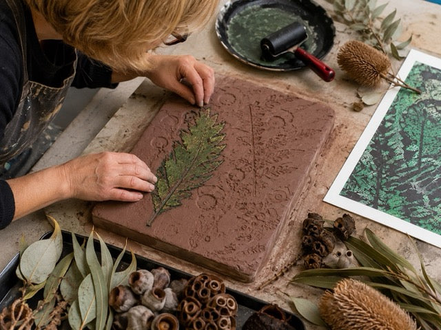 Earth Impressions: Monoprints of the Australian Bush
