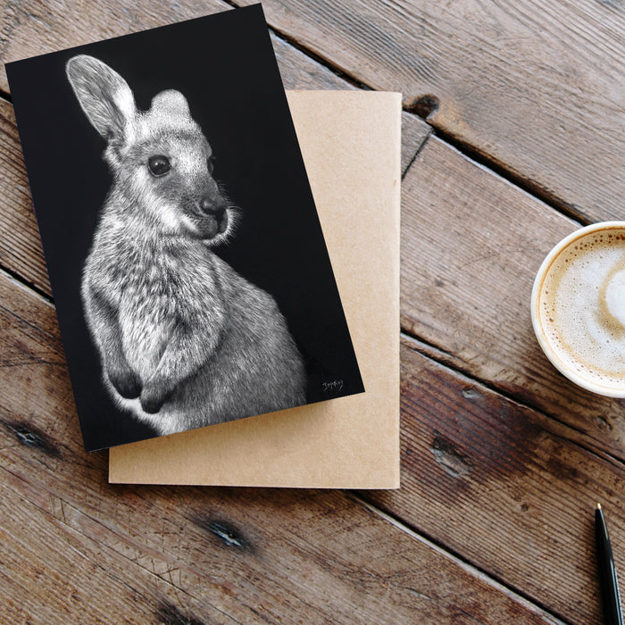 Baeckea -  Australian Art Greeting Card